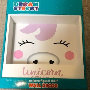 Kids Unicorn white Wall Children’s Shelf Decor